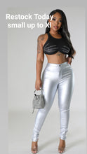 Load image into Gallery viewer, &quot;Metallic Stretch&quot; pants