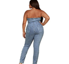 Load image into Gallery viewer, &quot;Denim Girl&quot; Jumpsuit