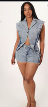 Load image into Gallery viewer, Acid Wash Denim Jumpsuits