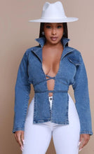 Load image into Gallery viewer, &quot;Keep Me Different&quot; Denim Top