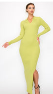 Basic Rib Knit Dresses