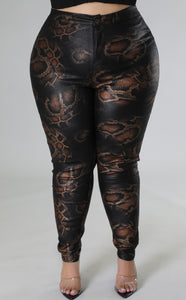 Snakeskin Pants