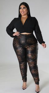Snakeskin Pants
